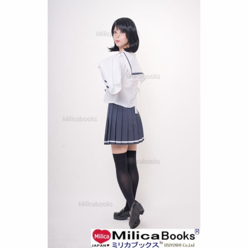小神あきら らきすた だるだる袖 セーラー服 コスプレ 衣装 宅