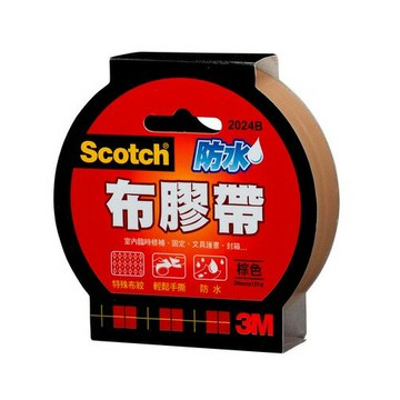 3M Scotch 強力防水布膠帶 24 mm x 15y / 個 棕 2024BE【APP滿額下單10%點數(單一帳號最高5000點)】1/31止