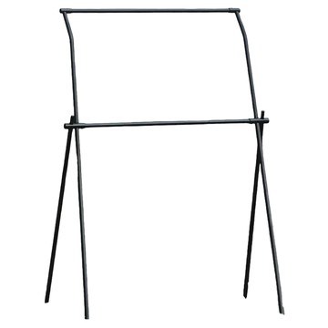 日月鉄工所 鐵男衣架套裝組  台灣製，鐵男天花板與邊桌皆可通用  110cm