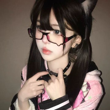 臺灣熱賣二次元凹造型裝飾哭哭鏡框cos拍照純欲日系復古文化動漫道具眼鏡3gl