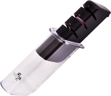 日本製 KAI 貝印 三段式陶瓷磨刀器 関孫六 廚房用品【南風百貨】