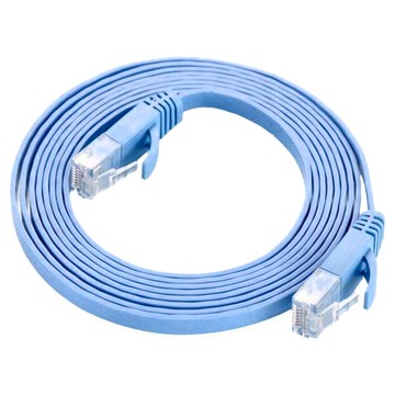 i-gota 愛購它 Cat6 網路扁線 RJ-DJ6系列  1m 2m 3m 5m 10m  水藍色  1條