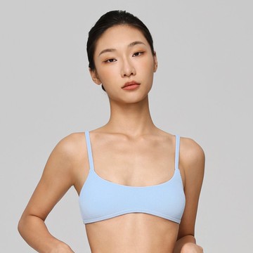 ornoir.co 藍色背心款比基尼泳装上衣