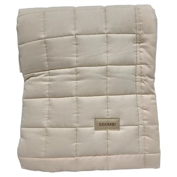GGUMBI 多功能吸音無縫地墊專屬保潔墊 100%聚酯纖維 防滑墊  米白色  100 x 140 cm  1個