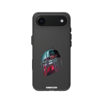 iPhone Air Clear (相機按鈕) 酷墨灰 - Star Wars - The Mandalorian - 曼多 — 頭盔
