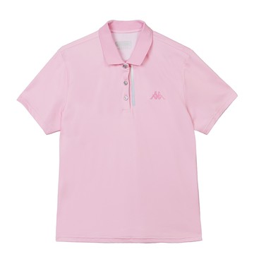 KAPPA 義大利時尚女性短袖 POLO 淺粉 351W58WXTS
