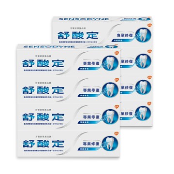 舒酸定 專業修復抗敏牙膏100g*8入(時時樂限定)