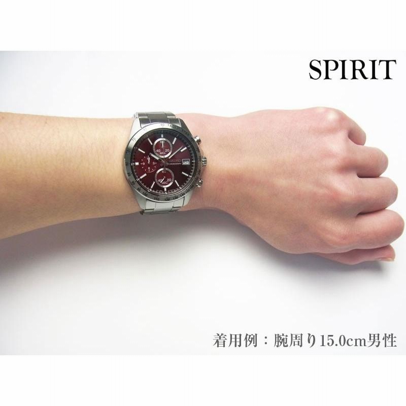 セイコー腕時計 メンズ クロノグラフ SEIKO SPIRIT スピリット