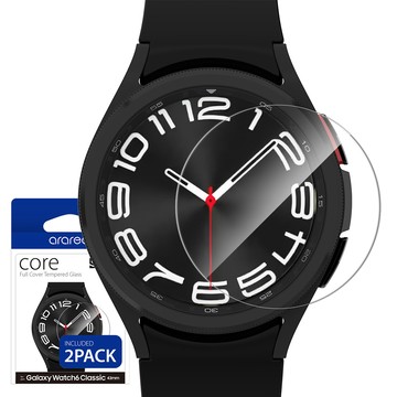 Araree 三星 Galaxy Watch 6 Classic (43mm) 強化玻璃保護貼(2片裝)