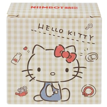 NIIMBOT 三麗鷗Hello Kitty正版防水貼紙 愜意生活 D11  1個  14 x 35mm  170張
