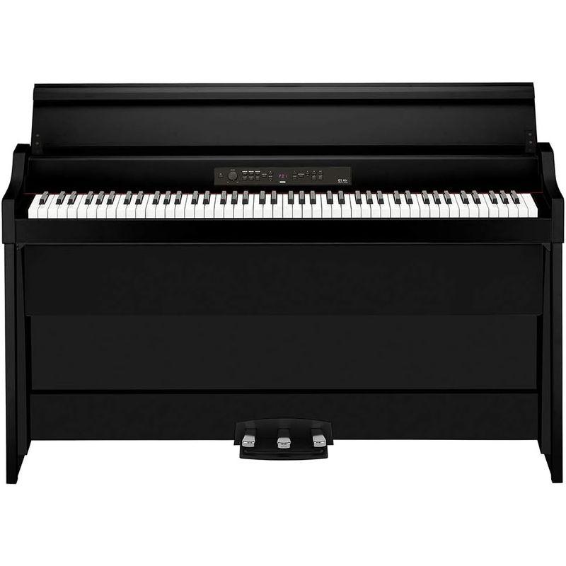 KORG 電子ピアノ G1B AIR BLACK ブラック 演奏記録機能付き ペダル付属 同音連打可能 RH3鍵盤(グランドピアノと同等の弾