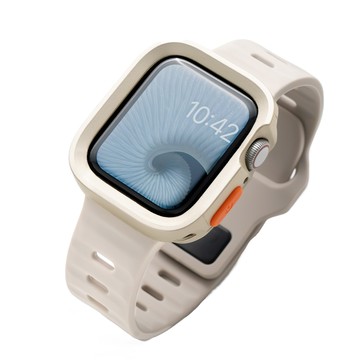 NUART 蘋果手錶相容矽膠 TPU 保護殼錶帶套組  1組  星光  Apple Watch 44/45mm