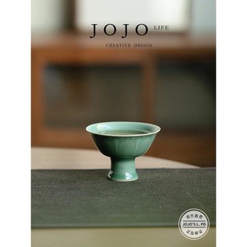 JOJO'S L. PD.question.品茗杯山鼎越窯青異形陶瓷主人杯 | 誦問