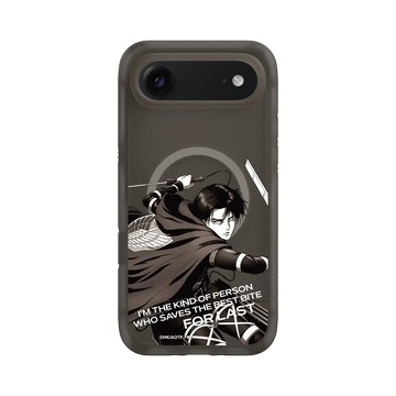 iPhone Air AirX 本質黑 - 進擊的巨人 Attack On Titan -S4 - \b里維兵長 (灰階)