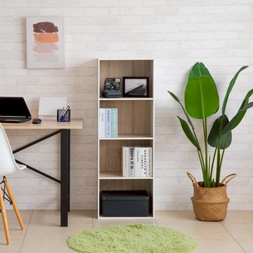 TZUMii多彩四格空櫃 書櫃 收納櫃 置物櫃-多色可選