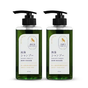 【aura雅鄔樂 】 海藻洗髮精 475ml 2入組