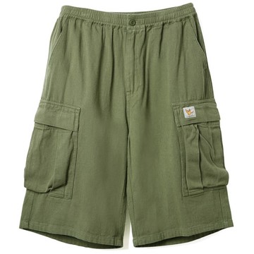 MARK GONZALES 2H3-14812-41 BAGGY CARGO SHORTS 工裝寬鬆 短褲 (軍綠色)