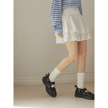 Codibook｜韓國 common unique Herin 褶皺康康舞帶迷你裙［預購］裙子 女裝