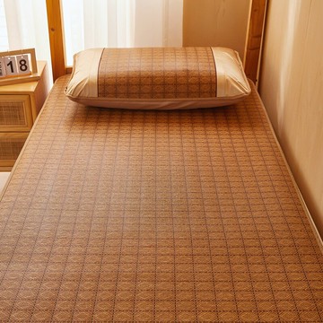 藤蓆 涼蓆 竹蓆 涼蓆學生宿舍單人夏季兩用草蓆子可水洗家用夏天嬰兒藤蓆兒童竹蓆『cyd22339』