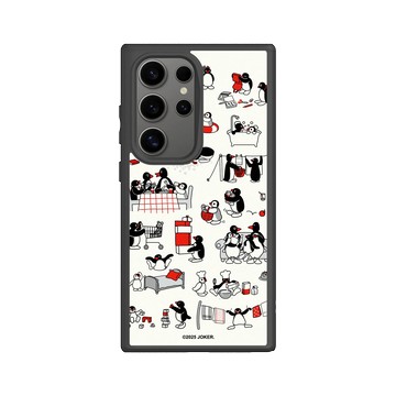 Galaxy S24 Ultra SolidSuit 黑 - Pingu 企鵝家族 - Pingu的生活