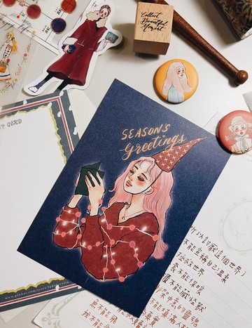 季節問侯 聖誕卡 聖誕明信片