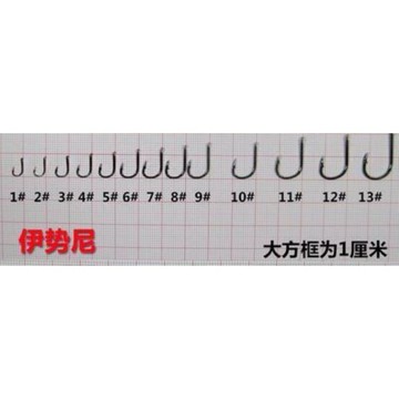 德國品質【歐洲魚鉤】魚鉤尼尼伊勢 品質倒刺包郵伊勢鉤 釣魚正品