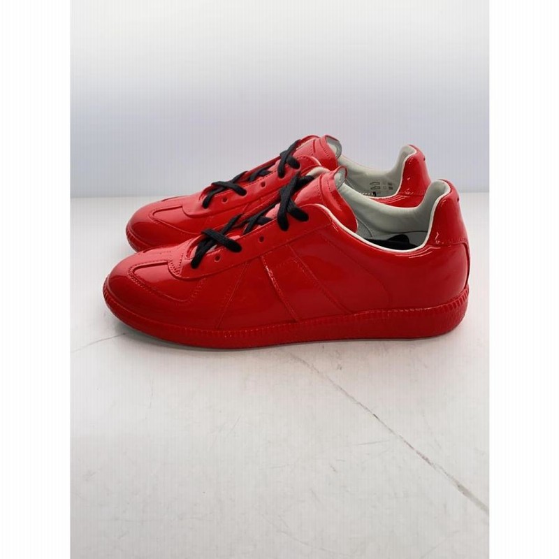 Maison Margiela◇ローカットスニーカー/36/RED/エナメル