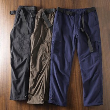 德國單！防風防水！外貿尾貨冬季休閑加絨加厚戶外機能工裝休閑褲