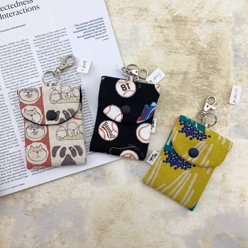 純棉布鋪棉卡套—學生證/悠遊卡/門禁卡