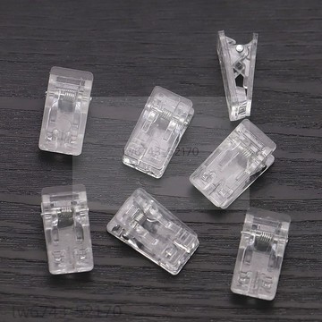 熱塑片 DIY熱縮片 手工DIY配件 熱縮片 PP夾 加厚亞克力迷你夾子 自製胸卡夾資料彈簧夾