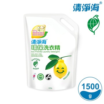 清淨海 檸檬系列環保洗衣精補充包 1500g