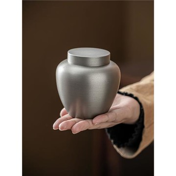 哲明錫罐便攜純錫茶葉罐金屬密封防潮儲茶罐精品高檔禮品錫制儲茶