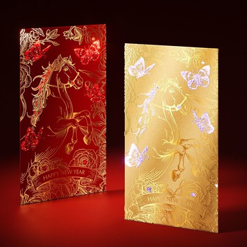 ⚡️好物優選⚡️馬年紅包2026新年燙金利是封高檔春節個性創意金色高檔紅包