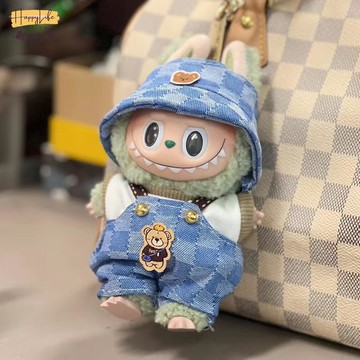 泡泡瑪特 Labubu拉布布 僅衣服】現貨17厘米 娃衣著替搪膠心動馬卡龍 套裝娃衣[PP0517011]