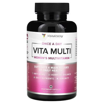 Vitauthority, Vita Multi，女性多維生素，90 粒素食膠囊