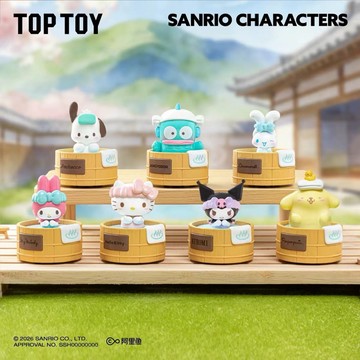 TOPTOY 三麗鷗轉轉溫泉 三麗鷗 溫泉 庫洛米 布丁狗 帕恰狗 KITTY 美樂蒂  盲盒 盒玩 一中盒【預購】