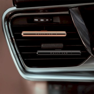 【citiesocial聖誕節暨雙12禮物派對】小金條系列車載香氛盒車用香氛車用香水DLCX3010套裝組 金色