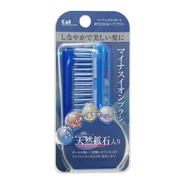 天然礦石球負離子可折梳KQ-3007