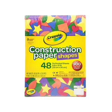 Crayola 繪兒樂 造型彩色紙  6色  48張  1組