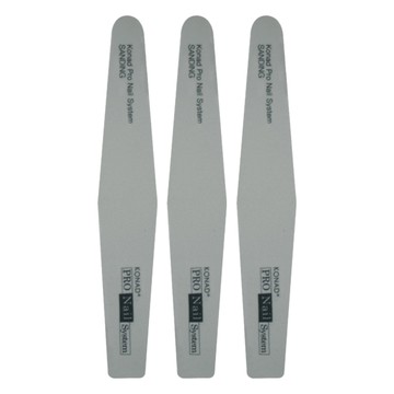 KONAD 專業砂質磨棒 菱形砂條雙面設計 快速修整指甲  3個  單色