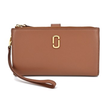 MARC JACOBS THE J MARC 多功能手掛式萬用長夾-棕_廠商直送