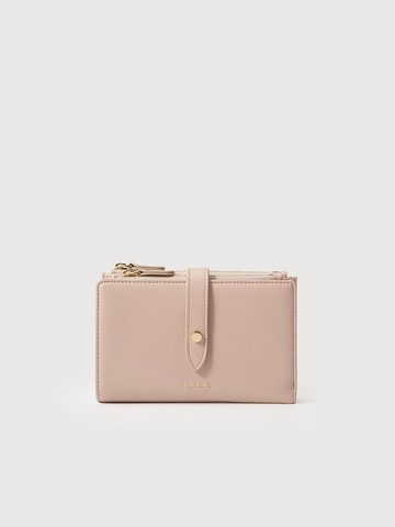 S’AIME 真皮雙釦拉鍊中夾