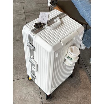 皮箱拉桿箱女2025年新款可坐人行李箱多功能大容量旅行密碼箱子男