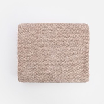 查莉雙色紗竹纖維混紡風格浴巾78x140 咖