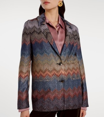 Missoni Zigzag lamé blazer