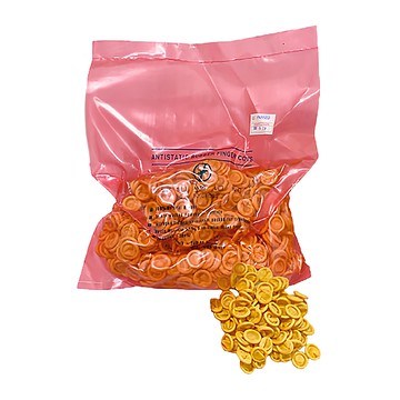 JIAHON 防靜電天然乳膠指套 800個 M尺寸 電子工廠實驗室專用 舒適彈性佳  1包