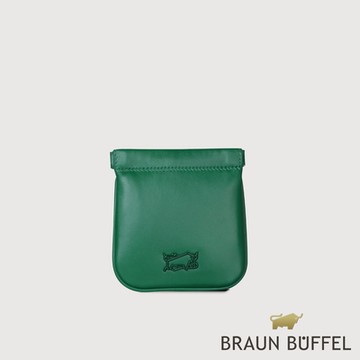 【BRAUN BUFFEL 德國小金牛】台灣總代理 朋馬氏 萬用包-孔雀石綠/BF825-710-MC