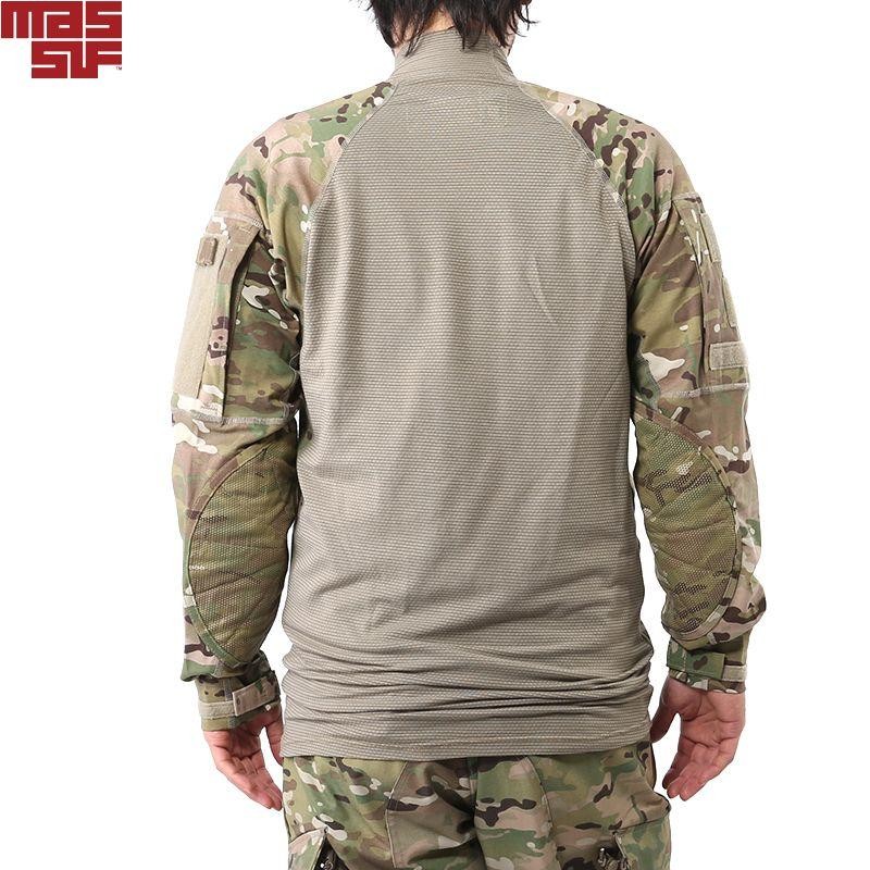 実物 新品 米軍 MASSIF製 コンバットシャツ MultiCam サバゲー 服 装備