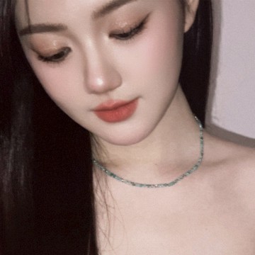 項鍊女 鎖骨鏈 串珠項鍊 天河石項鍊 珍珠項鍊 細項鍊 日系項鍊 韓國項鍊 小眾項鍊 個性項鍊 短項鍊 女生禮物 187