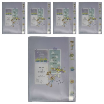 TOY STORY 玩具總動員 多層文件夾 310 x 225mm  紫色  5個